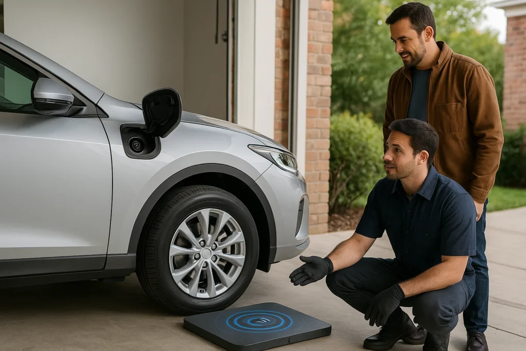 Wireless EV charging