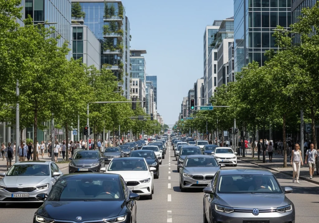 Electric Cars Take Over City Streets