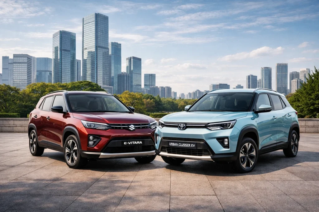 Maruti e Vitara vs Toyota Urban Cruiser EV: What's Different?
